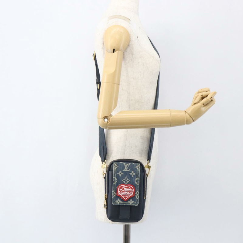 【日本直送】路易威登 LV 方形雙手機包 藍色 M81060 LV 正品 159145SAM-21