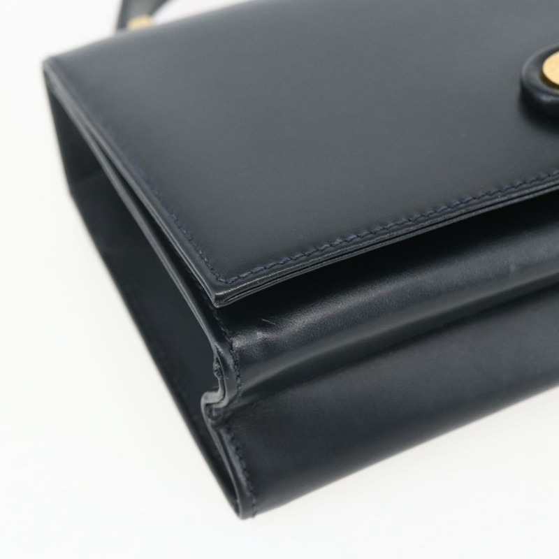 【日本直送】蒂芬妮 (TIFFANY&Co.) 手提包，黑色皮革，金色，正品，貨號 157792V-13