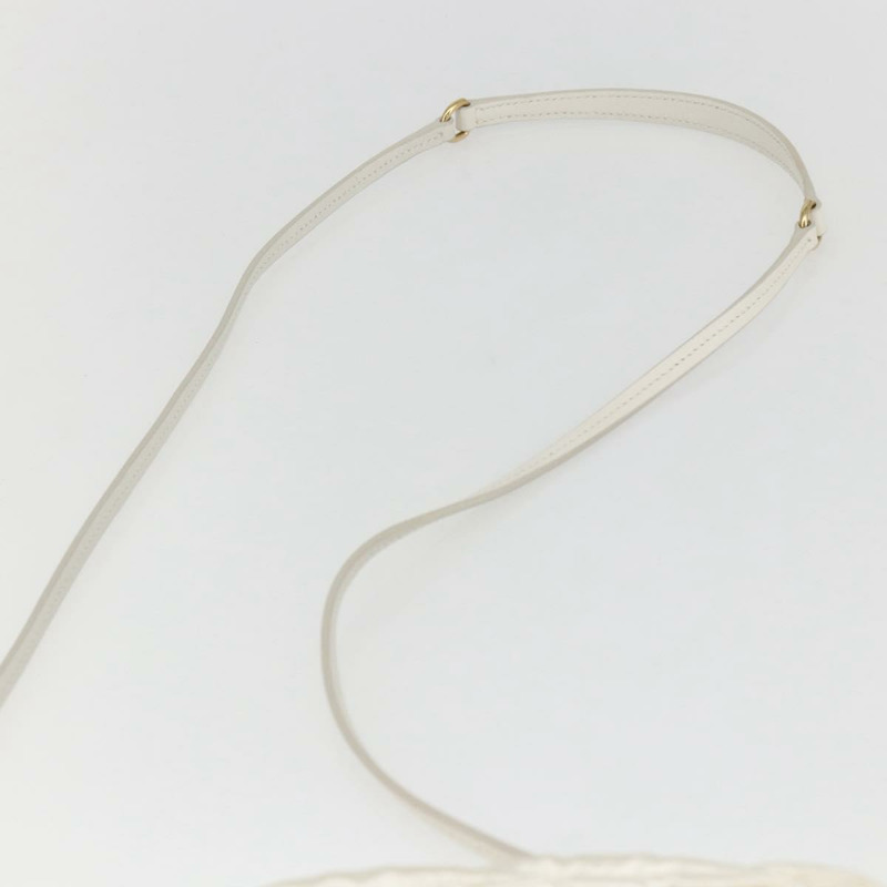 【日本直送】Miu Miu Matelasse 手提包，緞面材質，兩用，白色金色，正品，貨號 158666SAM-14