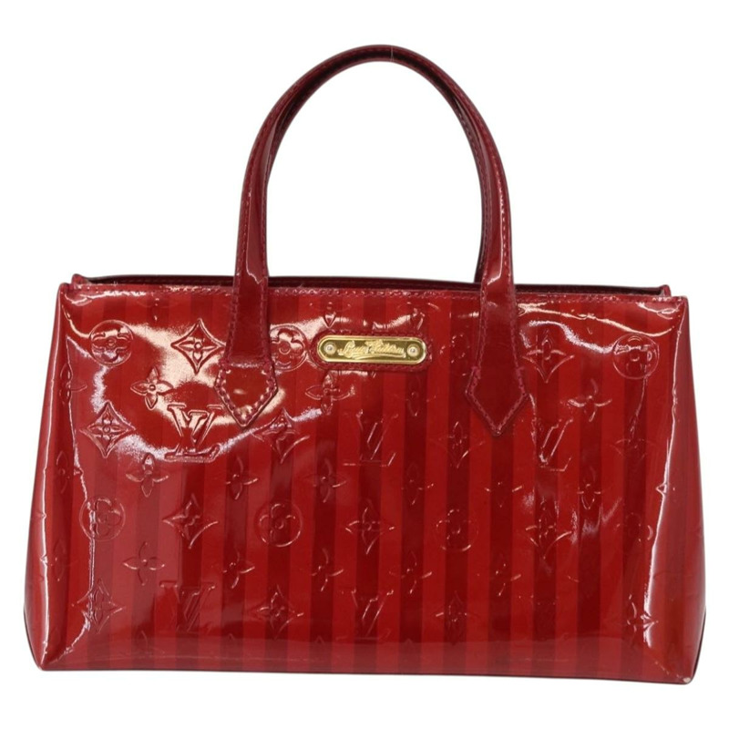 【日本直送】路易威登 VernisRayure Wilshire 小號包 Pomme D'amour M91701 LV 正品 153595V-12