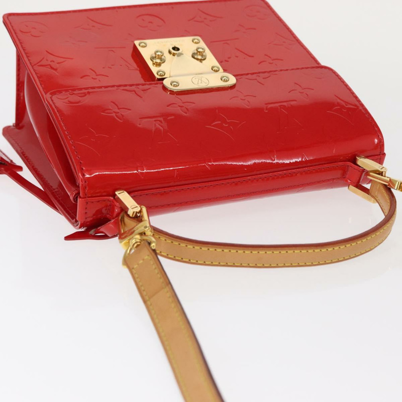 【日本直送】路易威登 Monogram Vernis Spring Street 手提包 紅色 M91135 正品 157329SAV-5