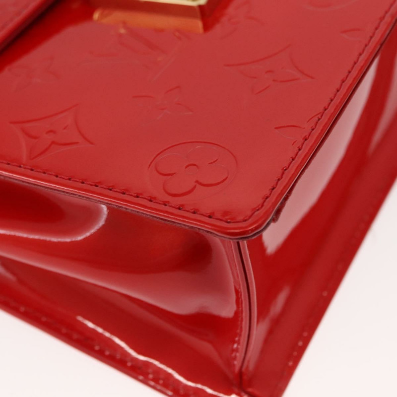 【日本直送】路易威登 Monogram Vernis Spring Street 手提包 紅色 M91135 正品 157329SAV-15