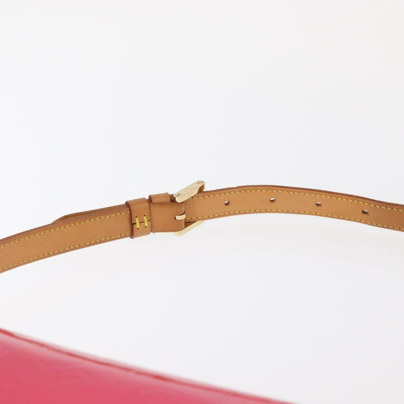 【日本直送】路易威登 Vernis Thompson Street 手袋，玫紅色 M91215，LV 正品，編號 157675SAV-7