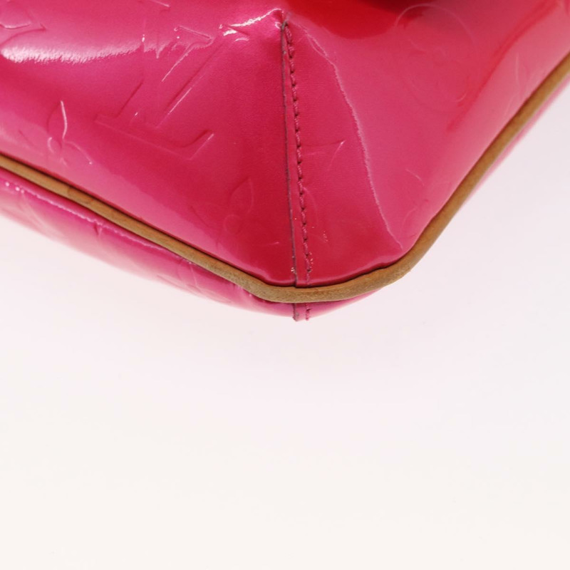 【日本直送】路易威登 Vernis Thompson Street 手袋，玫紅色 M91215，LV 正品，編號 157675SAV-13
