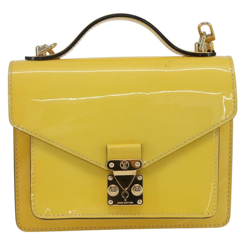 【日本直送】路易威登 Monogram Vernis Monceau BB 手提包 2way Mimosa LV 正品 157331V-12