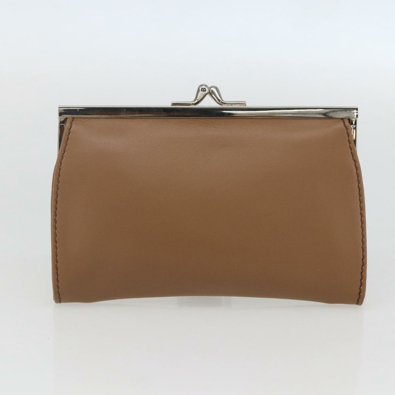 【日本直送】PRADA Baiadera 單肩包，棕色銀色皮革，正品，貨號 158889SAV-26