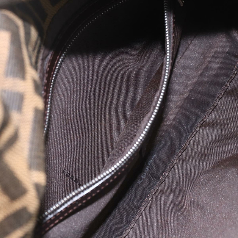 【日本直送】FENDI Zucca帆布Mamma Baguette單肩包 黑色棕色 正品 158887SM-21