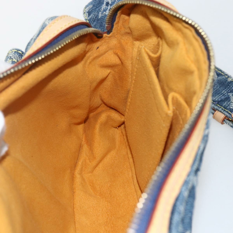 【日本直送】路易威登 Monogram 牛仔布腰包/斜背包 藍色 M95347 LV 正品 158895SV-20