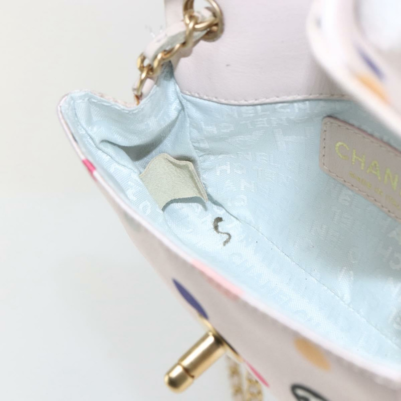 【日本直送】香奈兒 (CHANEL) 緞麵粉紅金色雙C標誌鏈條單背包 Auth 158926SAM-18