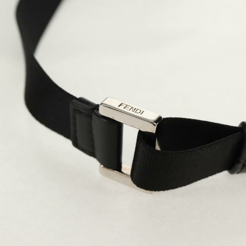 【日本直送】FENDI Zucca帆布單肩包 藍色銀色 Auth bs32097V-13