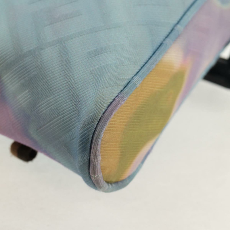 【日本直送】FENDI Zucca帆布單肩包 藍色銀色 Auth bs32097V-18