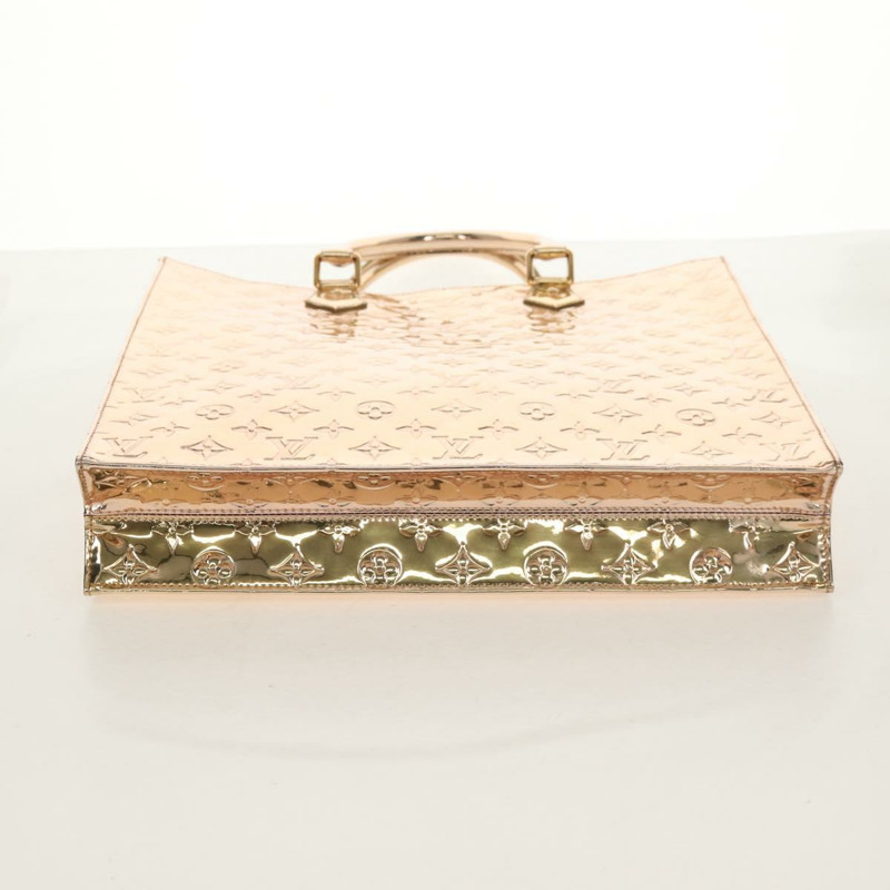 【日本直送】路易威登 Monogram Miroir Sac Plat 手提包 Gold Dore M40268 LV 正品 gh1625SAV-4