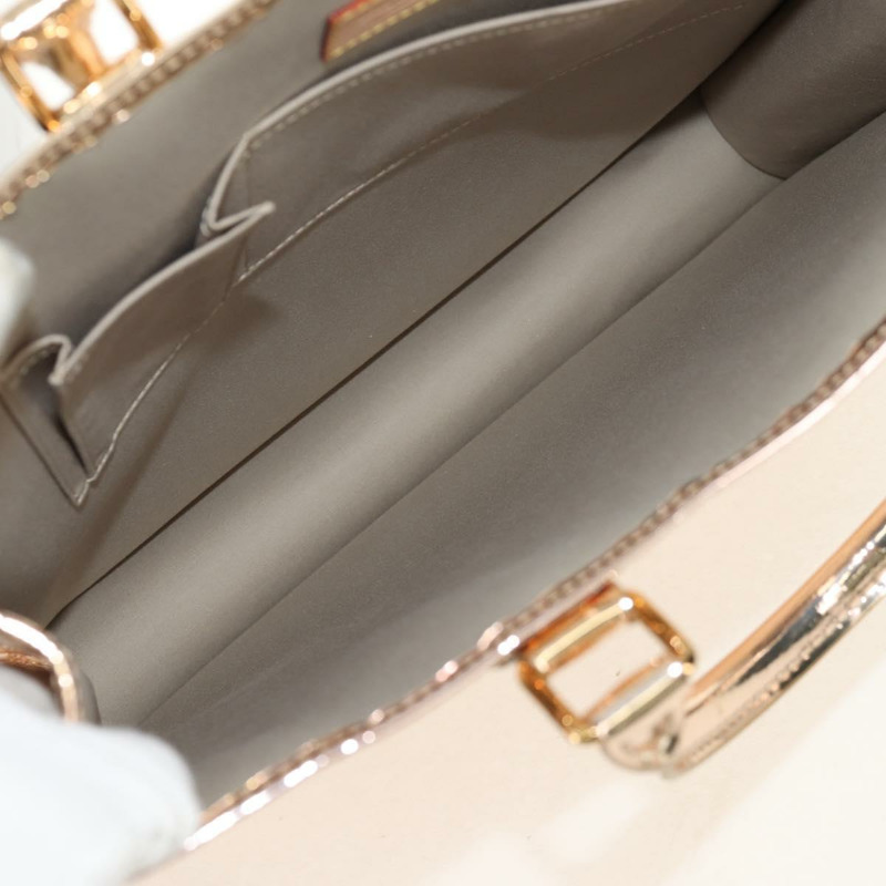 【日本直送】路易威登 Monogram Miroir Sac Plat 手提包 Gold Dore M40268 LV 正品 gh1625SAV-8