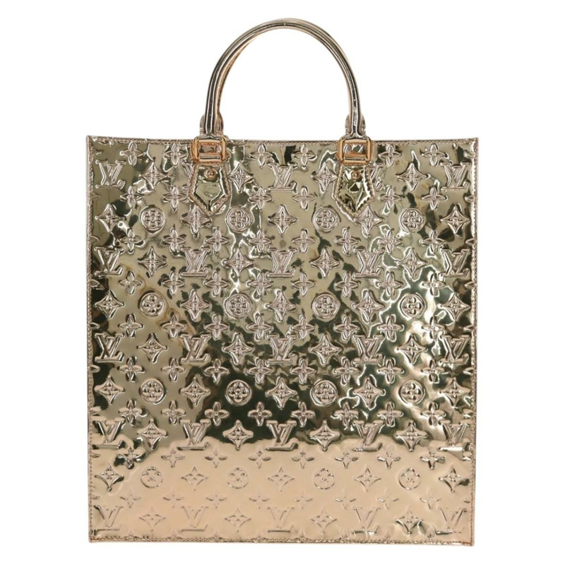 【日本直送】路易威登 Monogram Miroir Sac Plat 手提包 Gold Dore M40268 LV 正品 gh1625SAV-12