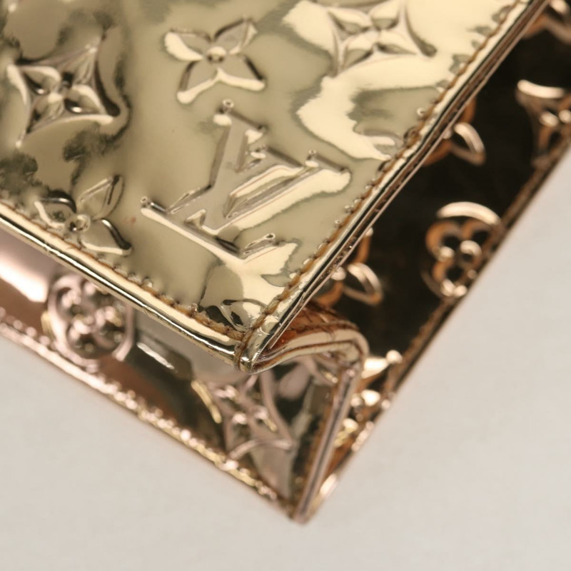 【日本直送】路易威登 Monogram Miroir Sac Plat 手提包 Gold Dore M40268 LV 正品 gh1625SAV-17