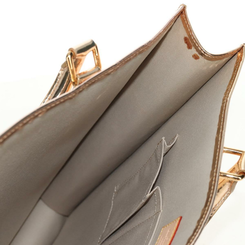 【日本直送】路易威登 Monogram Miroir Sac Plat 手提包 Gold Dore M40268 LV 正品 gh1625SAV-22