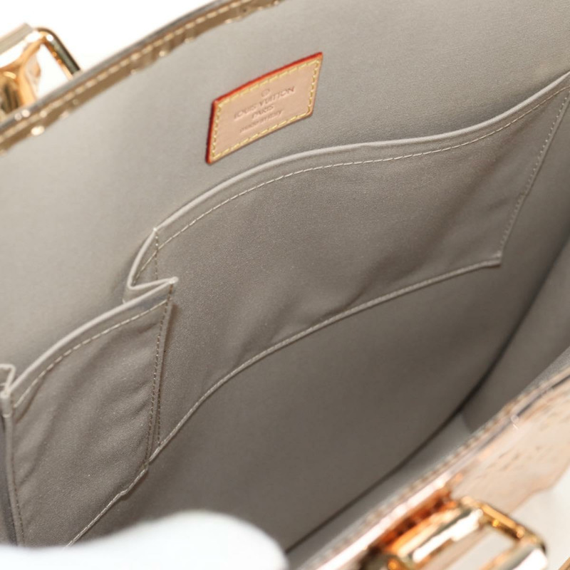 【日本直送】路易威登 Monogram Miroir Sac Plat 手提包 Gold Dore M40268 LV 正品 gh1625SAV-23