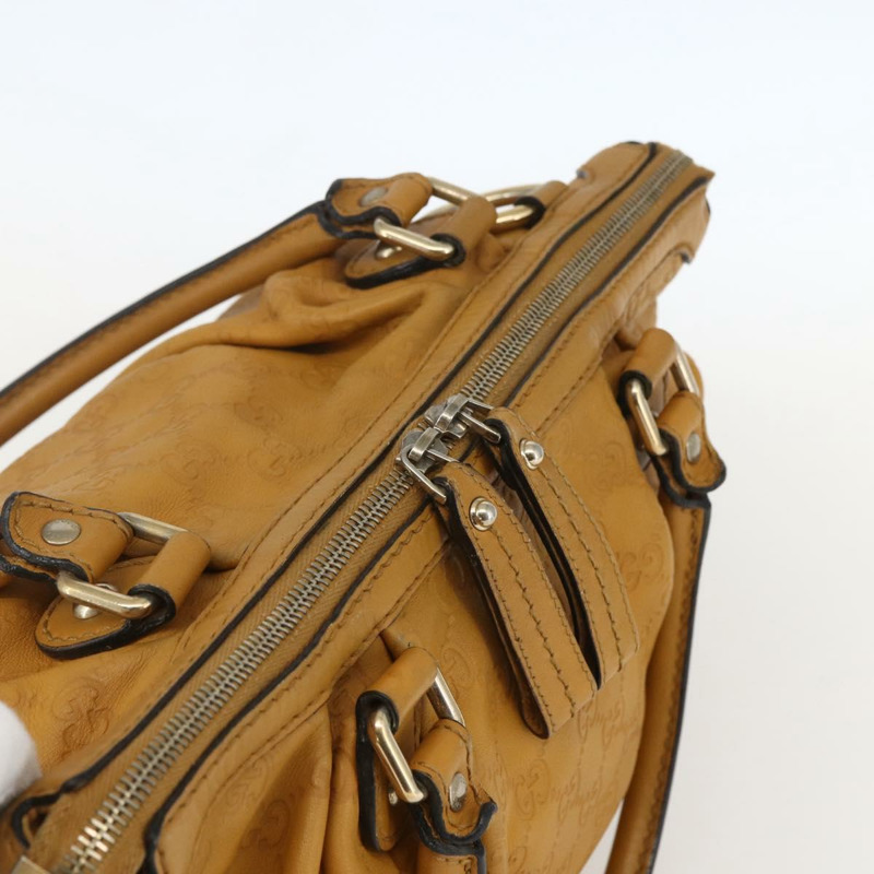 【日本直送】GUCCI GG帆布 Guccissima Sukey 皮革雙肩包 黃色 247902 正品 ep12527-5