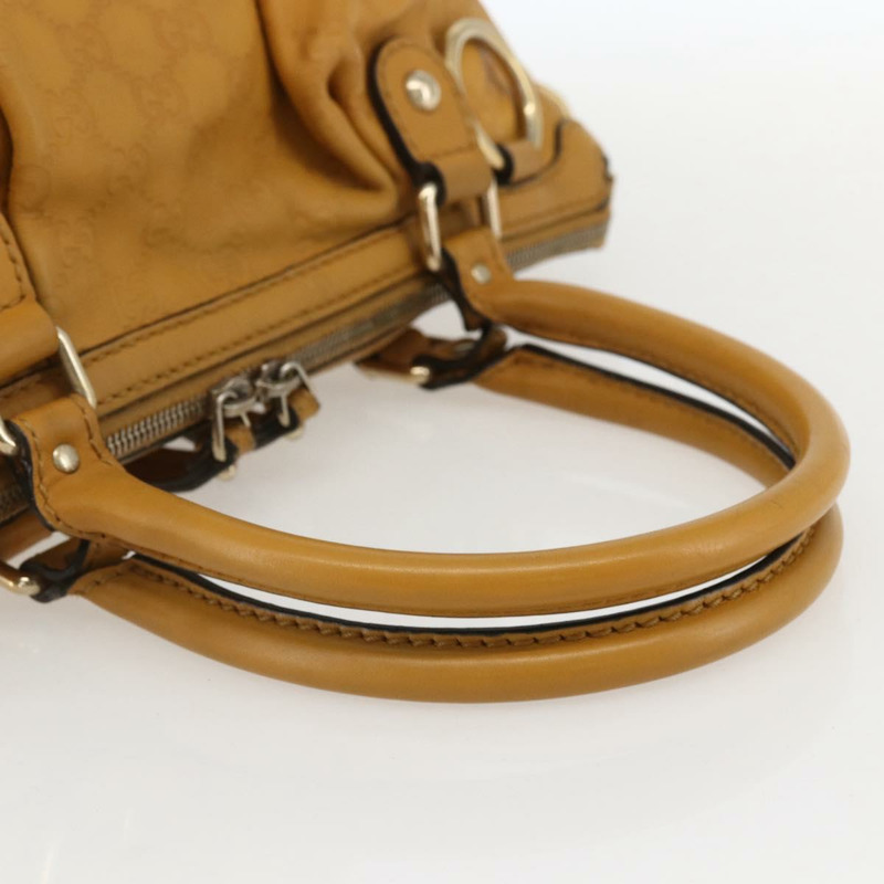 【日本直送】GUCCI GG帆布 Guccissima Sukey 皮革雙肩包 黃色 247902 正品 ep12527-6