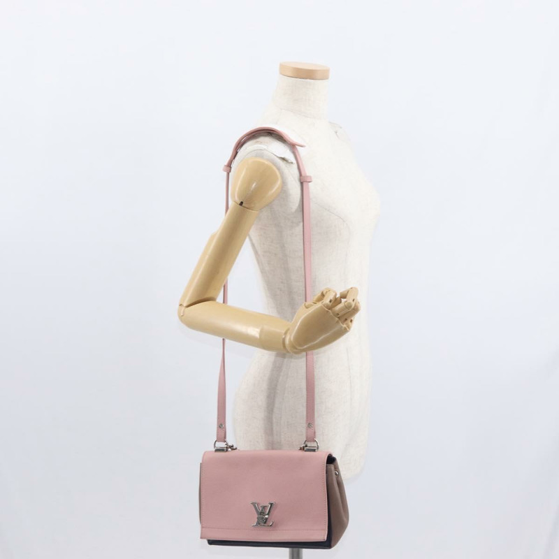 【日本直送】路易威登 Rock Me 2 BB 肩背包 皮革 粉紅色 M54576 LV 正品 ep12511-23