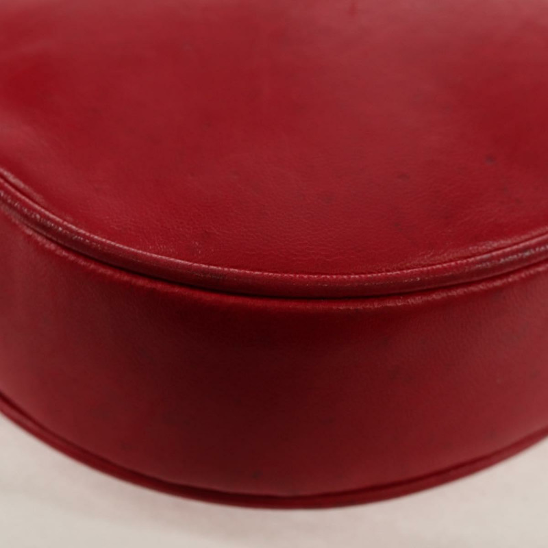 【日本直送】香奈兒鏈條單背包，羊皮材質，紅色，金色雙C標誌，正品編號158878V-16