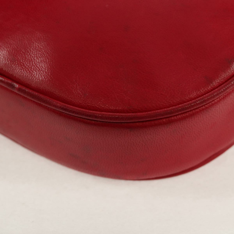 【日本直送】香奈兒鏈條單背包，羊皮材質，紅色，金色雙C標誌，正品編號158878V-17