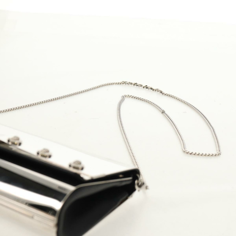 【日本直送】范思哲美杜莎鏈單肩包，金屬銀色，正品編號 157963V-13