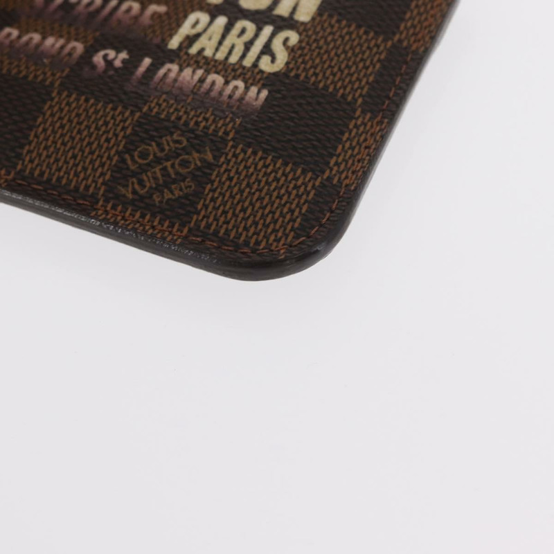 【日本直送】路易威登 Damier Ebene Pochette Cles 近乎完好零錢包 N63094 LV 正品 157924V-13