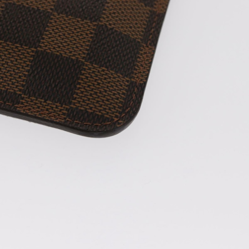 【日本直送】路易威登 Damier Ebene Pochette Cles 近乎完好零錢包 N63094 LV 正品 157924V-14