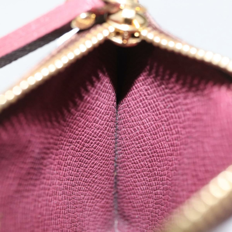 【日本直送】路易威登 Damier Ebene Pochette Cles 近乎完好零錢包 N63094 LV 正品 157924V-18