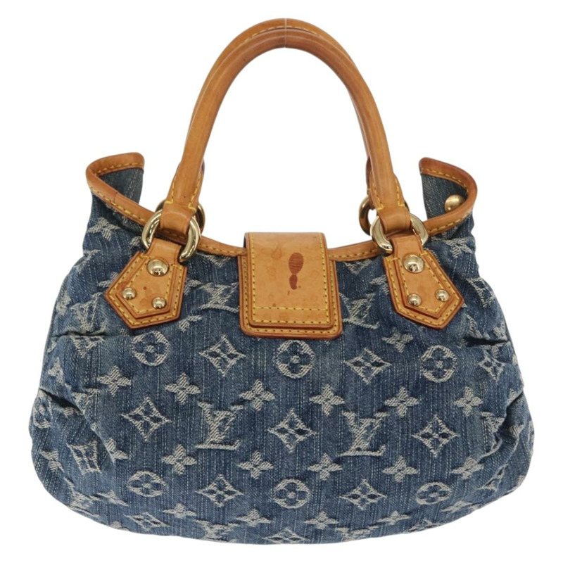 【日本直送】路易威登 Monogram Denim Preity 手提包 藍色 M95020 LV 正品 160835-1