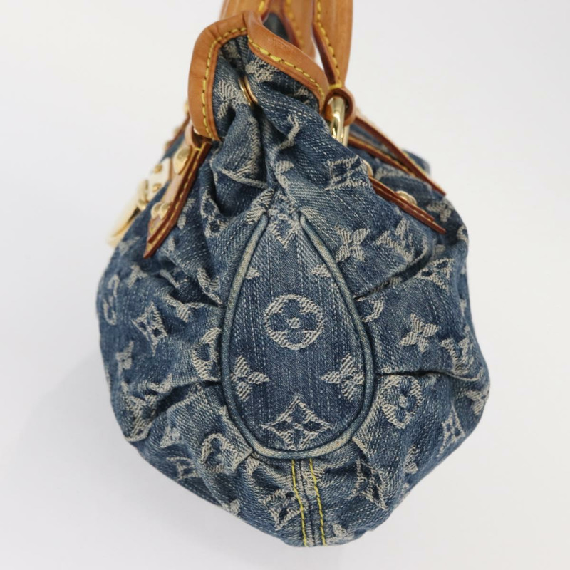 【日本直送】路易威登 Monogram Denim Preity 手提包 藍色 M95020 LV 正品 160835-3