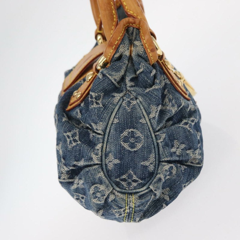 【日本直送】路易威登 Monogram Denim Preity 手提包 藍色 M95020 LV 正品 160835-4