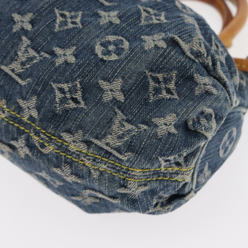 【日本直送】路易威登 Monogram Denim Preity 手提包 藍色 M95020 LV 正品 160835-13