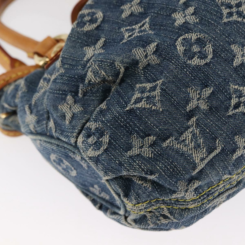 【日本直送】路易威登 Monogram Denim Preity 手提包 藍色 M95020 LV 正品 160835-14