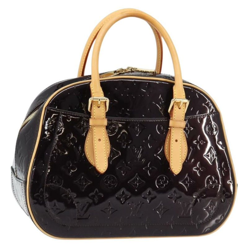 【日本直送】路易威登 Monogram Vernis Summit Drive 手袋 Amarante M93516 LV Auth 160433-0