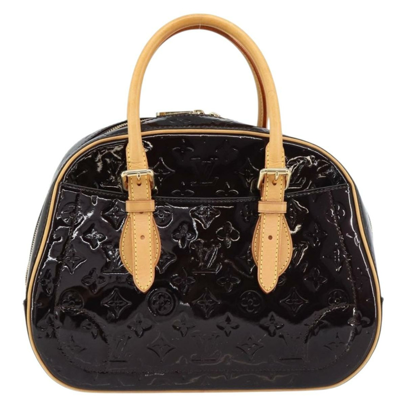 【日本直送】路易威登 Monogram Vernis Summit Drive 手袋 Amarante M93516 LV Auth 160433-1