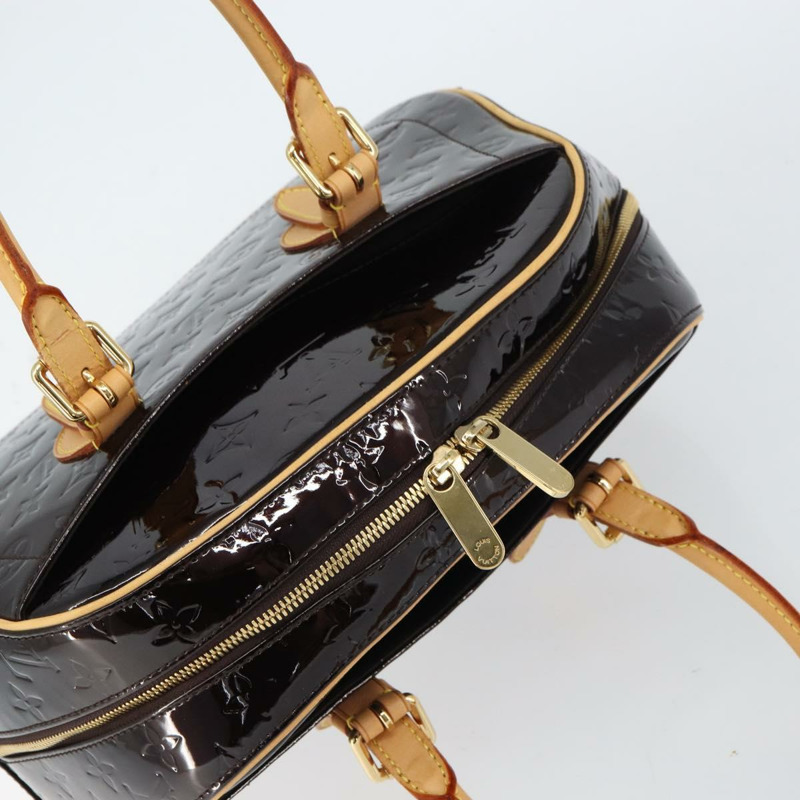 【日本直送】路易威登 Monogram Vernis Summit Drive 手袋 Amarante M93516 LV Auth 160433-5