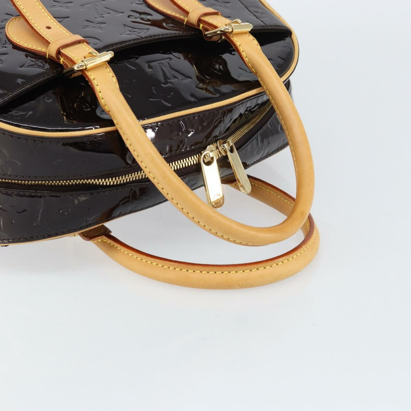 【日本直送】路易威登 Monogram Vernis Summit Drive 手袋 Amarante M93516 LV Auth 160433-6