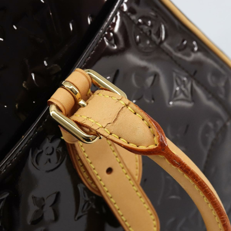 【日本直送】路易威登 Monogram Vernis Summit Drive 手袋 Amarante M93516 LV Auth 160433-9