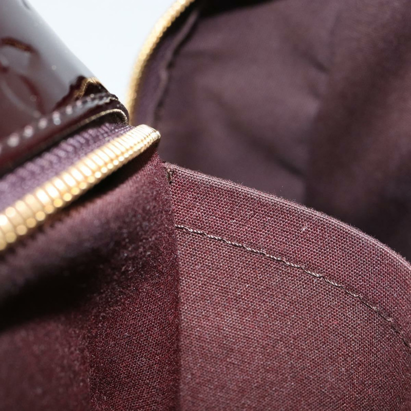【日本直送】路易威登 Monogram Vernis Summit Drive 手袋 Amarante M93516 LV Auth 160433-11