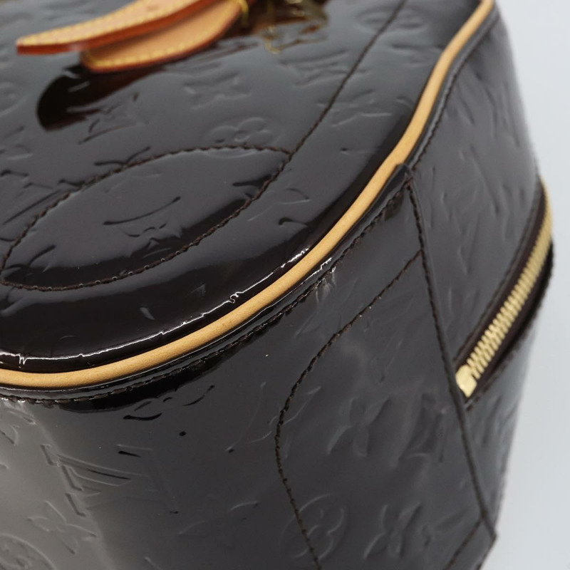 【日本直送】路易威登 Monogram Vernis Summit Drive 手袋 Amarante M93516 LV Auth 160433-14