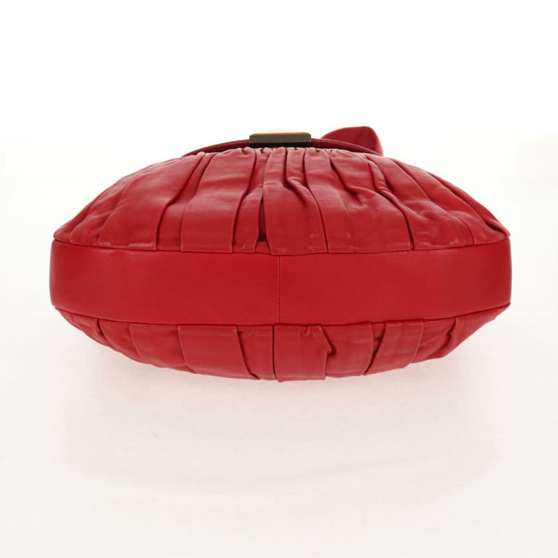 【日本直送】Christian Dior 紅色真皮單肩包，正品 158079V-5