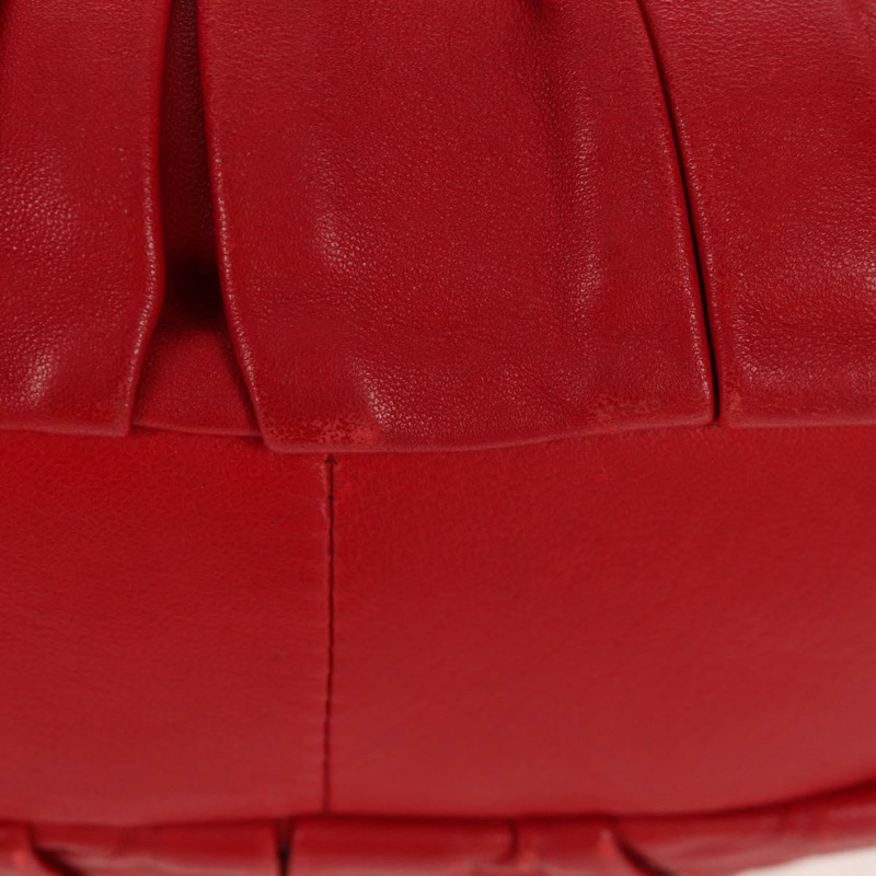 【日本直送】Christian Dior 紅色真皮單肩包，正品 158079V-15