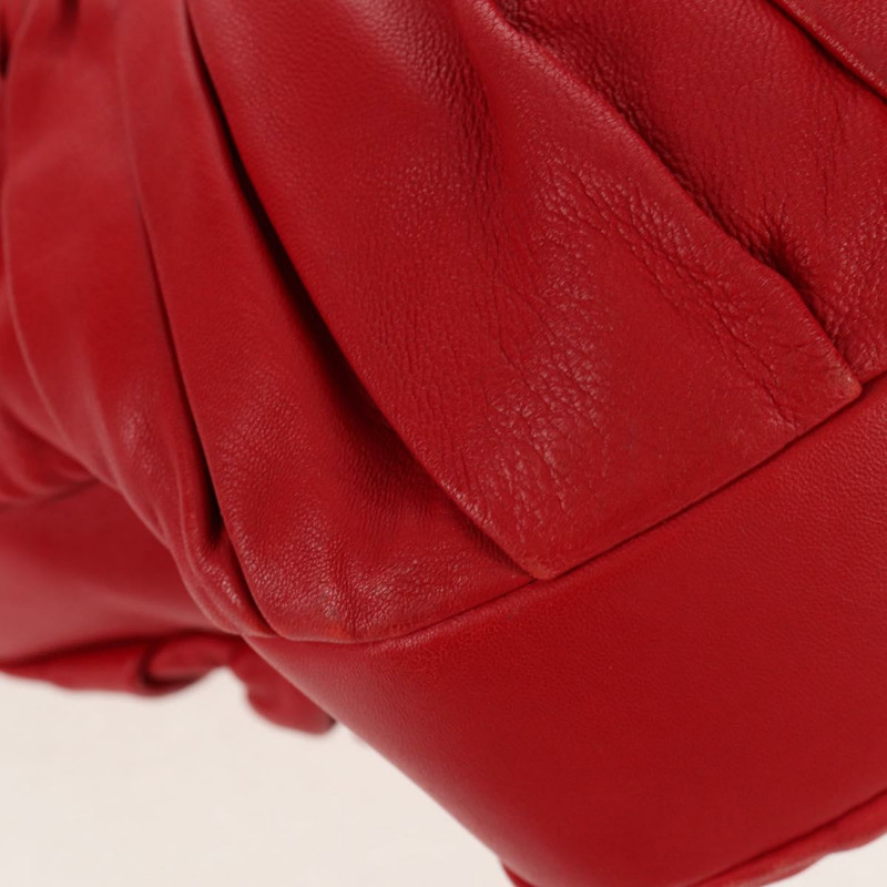 【日本直送】Christian Dior 紅色真皮單肩包，正品 158079V-18