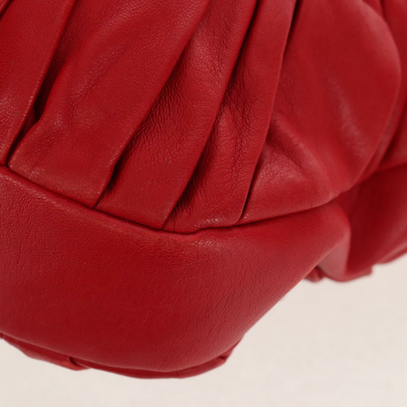 【日本直送】Christian Dior 紅色真皮單肩包，正品 158079V-19