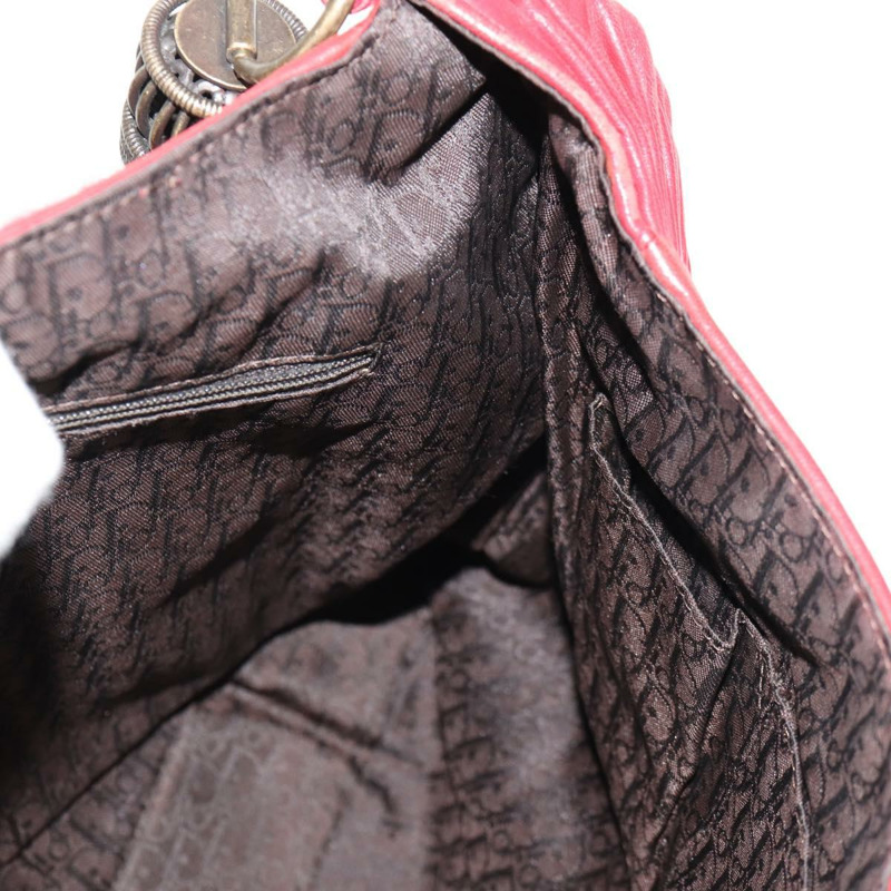 【日本直送】Christian Dior 紅色真皮單肩包，正品 158079V-24