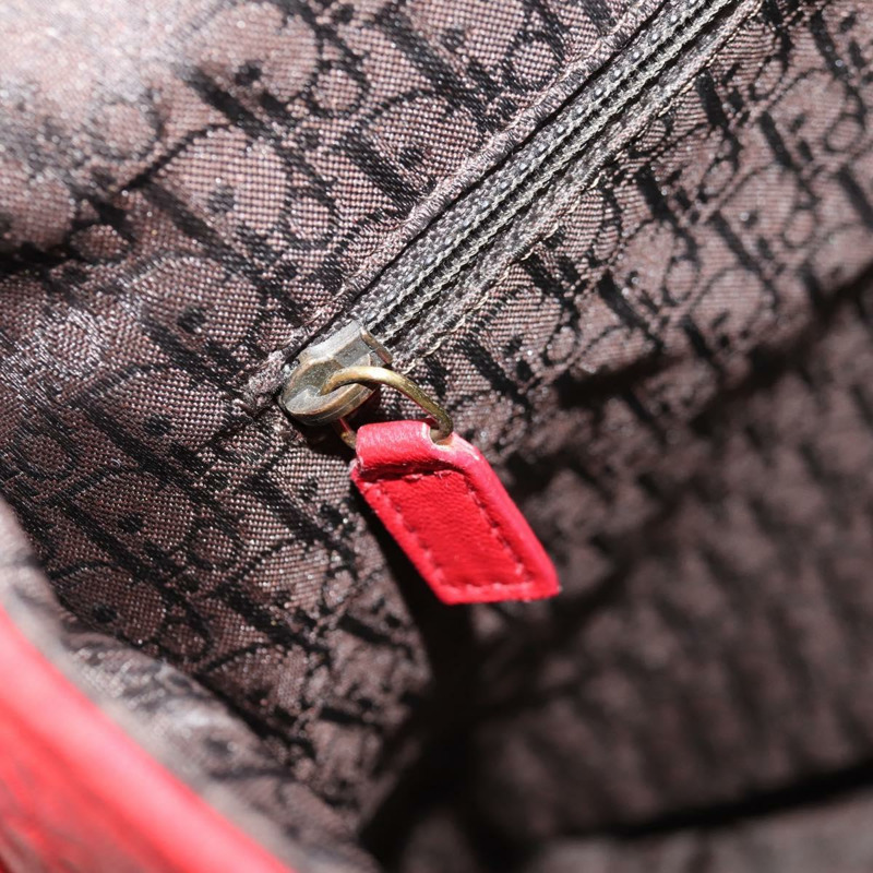 【日本直送】Christian Dior 紅色真皮單肩包，正品 158079V-25