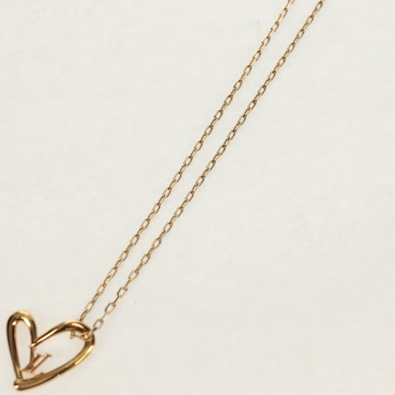 【日本直送】路易威登 Collier Heart Falling Love 項鍊 金色 M00465 LV Auth 157967SAM-3