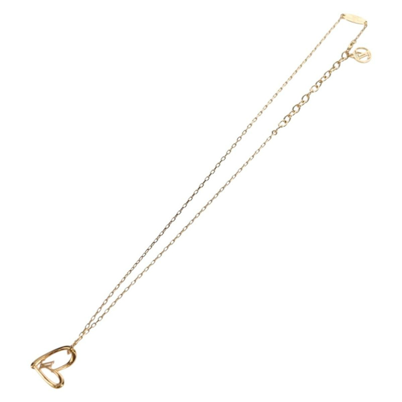 【日本直送】路易威登 Collier Heart Falling Love 項鍊 金色 M00465 LV Auth 157967SAM-7